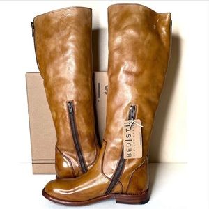 BED STU Tess Windsor Tan Glaze Tall Riding Boots